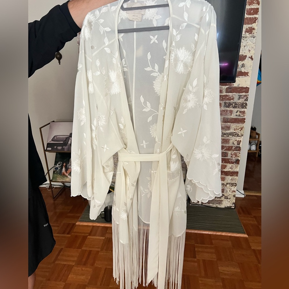 BHLDN | Anthropologie Lilah Fringe Robe